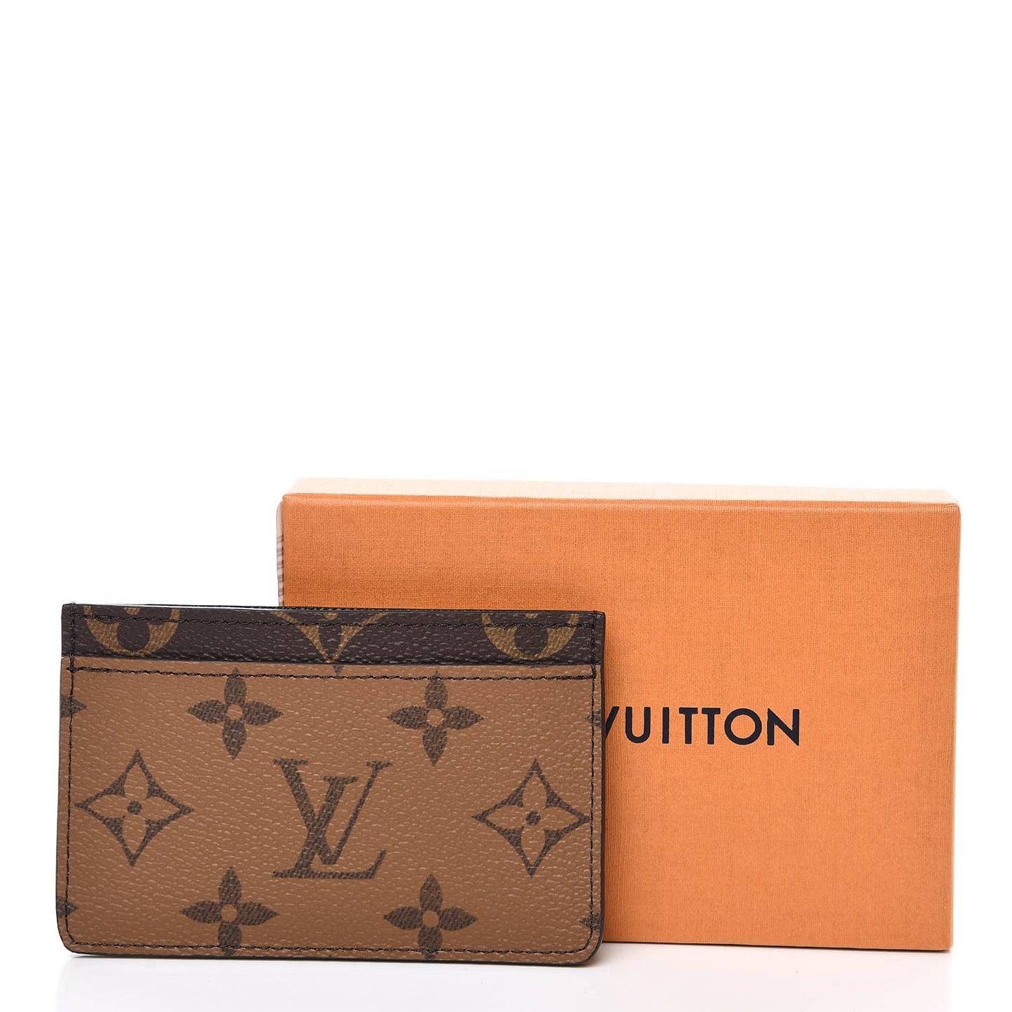 Reverse Monogram Card Holder