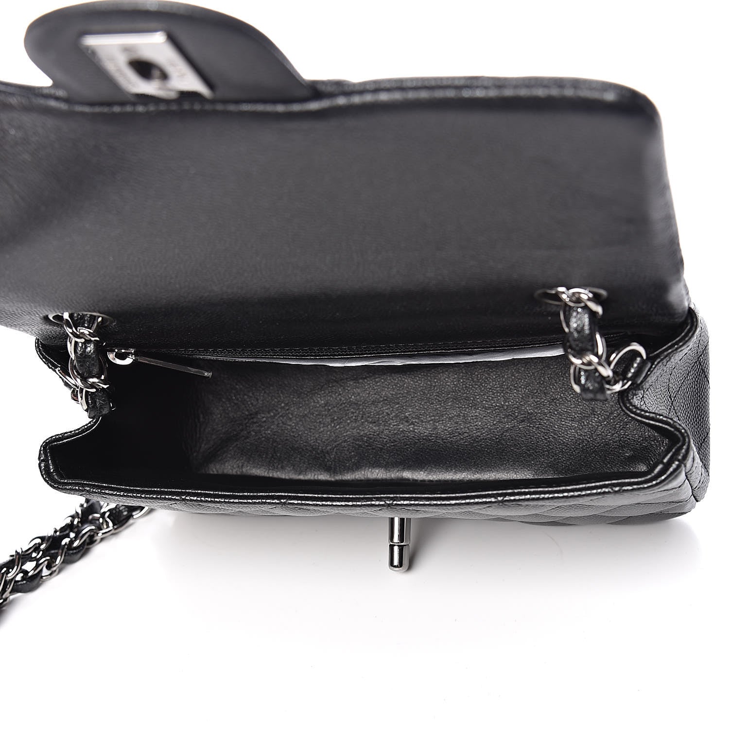 Chanel Iridescent Caviar Quilted Mini Rectangular Flap Black 5 of 10