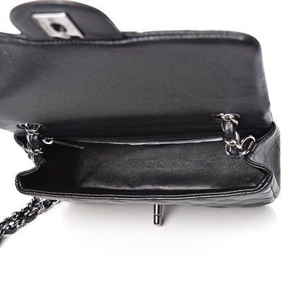 Chanel Iridescent Caviar Quilted Mini Rectangular Flap Black 5 of 10
