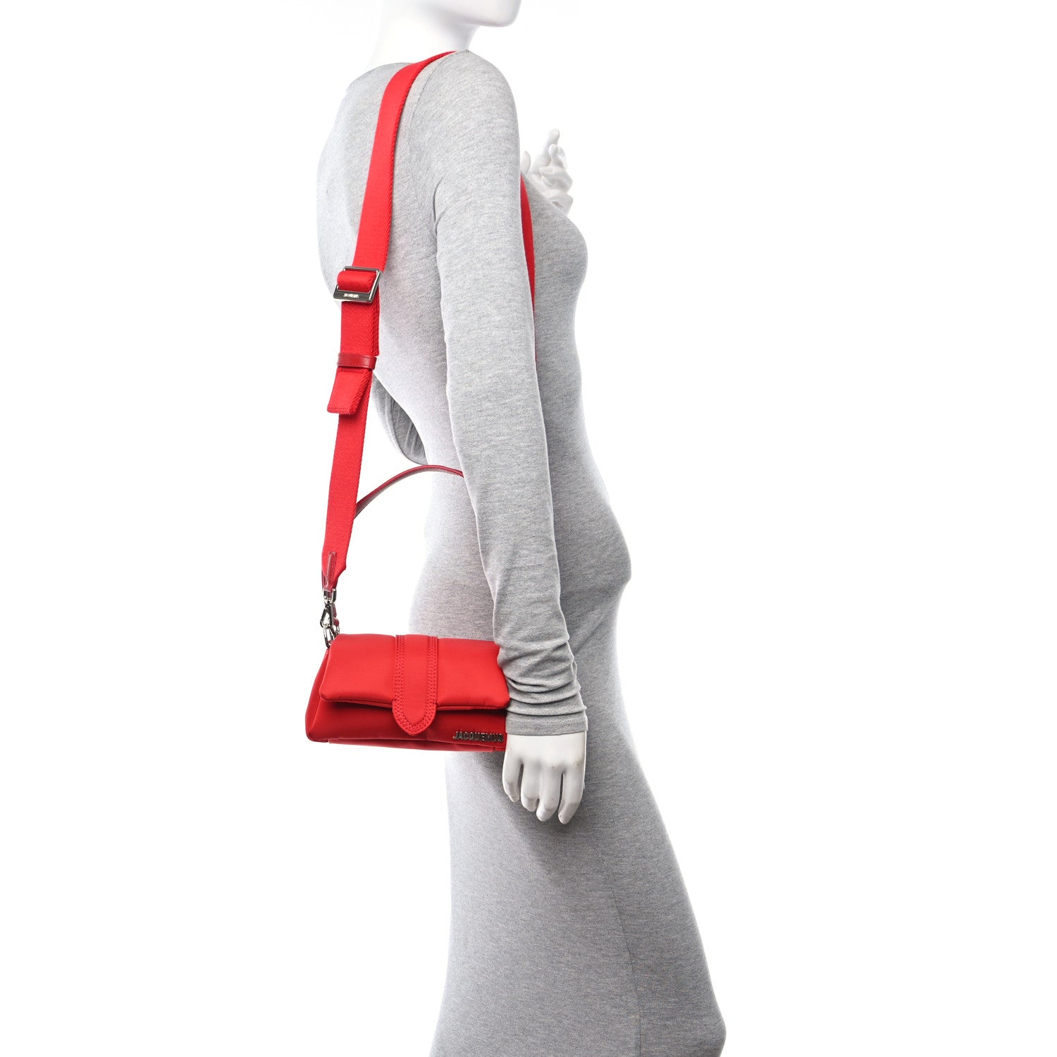 Jacquemus Satin Le Petit Bambimou Red 2 of 10