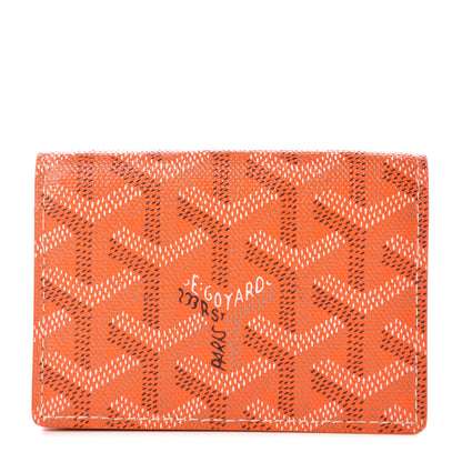 Goyard Goyardine Business Card Holder Orange 1 of 9