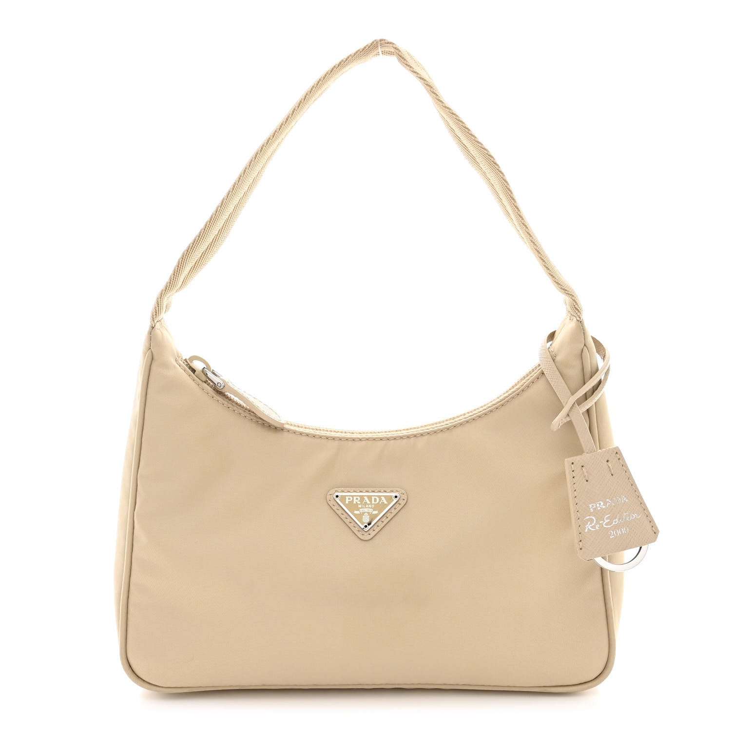 Prada Re-Nylon Saffiano Mini Re-Edition 2000 Bag Deserto 1 of 12
