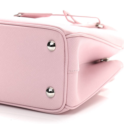 Prada Saffiano Lux Micro Galleria Shoulder Bag Alabastro 10 of 11