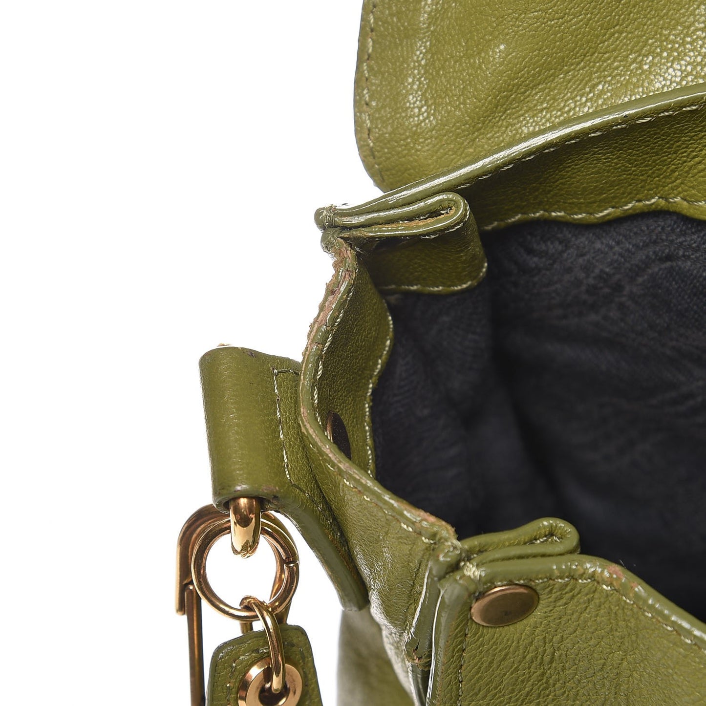 Lambskin Medium PS1 Satchel Olive