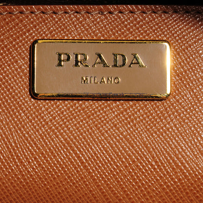Prada Saffiano Lux Extra Large Galleria Double Zip Tote Caramel 5 of 11