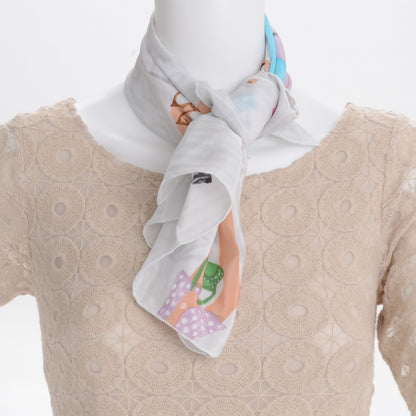 Celine Silk Square Scarf 8 of 8