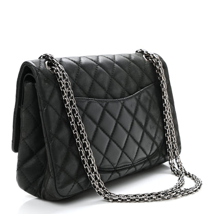 Chanel Iridescent Calfskin Quilted 2.55 Reissue 226 Flap Black 3 of 16