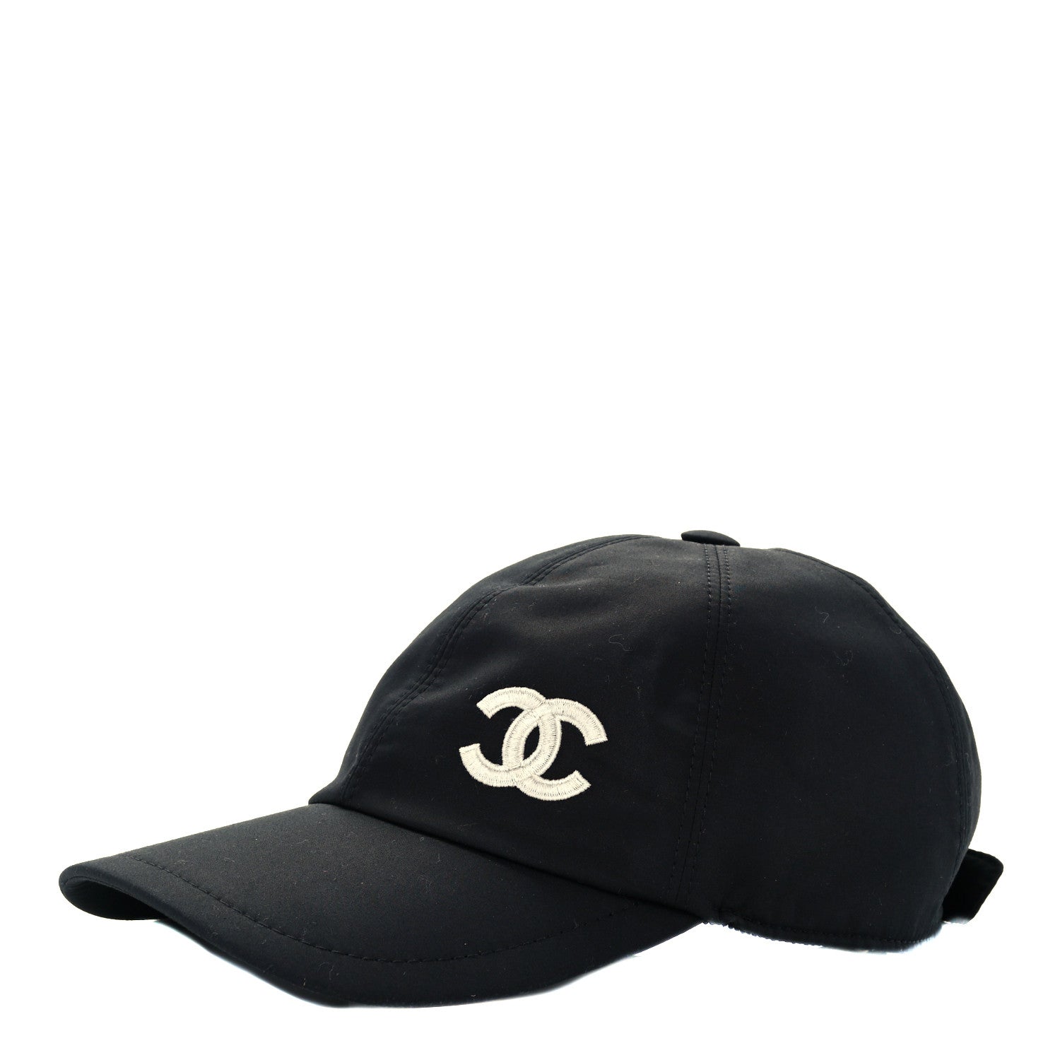 Chanel Cotton CC Cap Hat Black 1 of 8