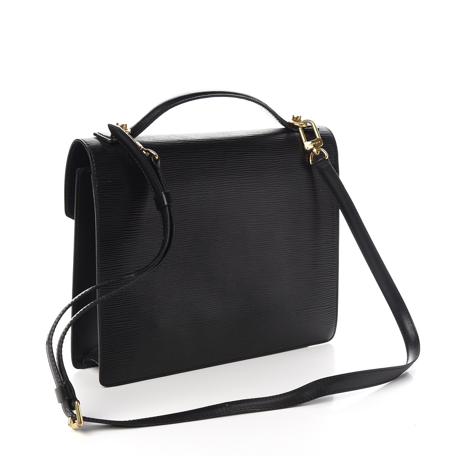Louis Vuitton Epi Monceau Black 3 of 10