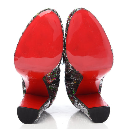 Christian Louboutin Paillettes Moulamax 100 Booties 39 Multicolor 6 of 9