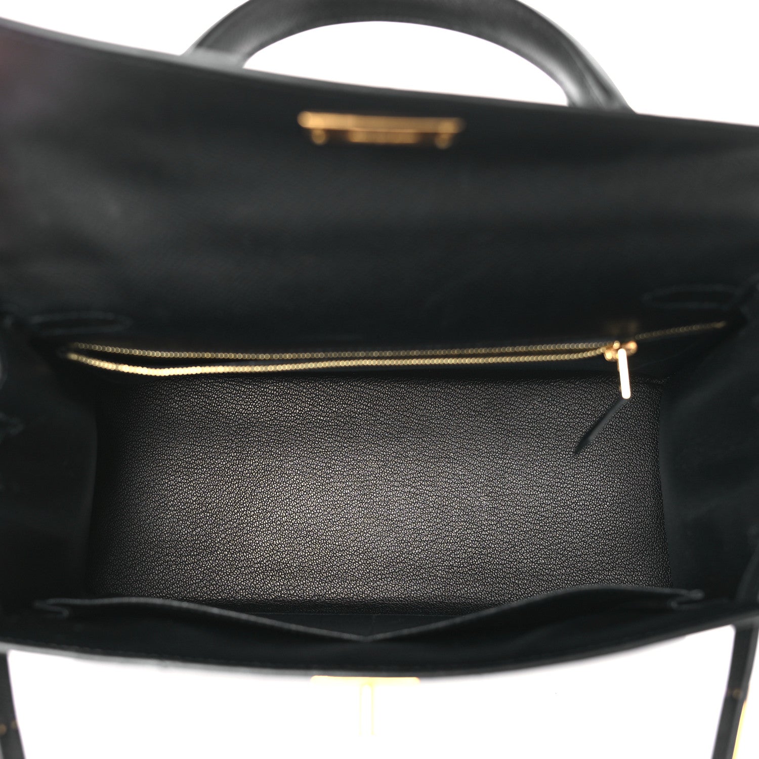 Hermes Epsom Kelly Sellier 28 Black 5 of 9