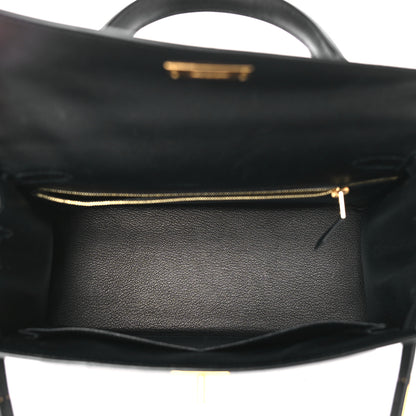 Hermes Epsom Kelly Sellier 28 Black 5 of 9