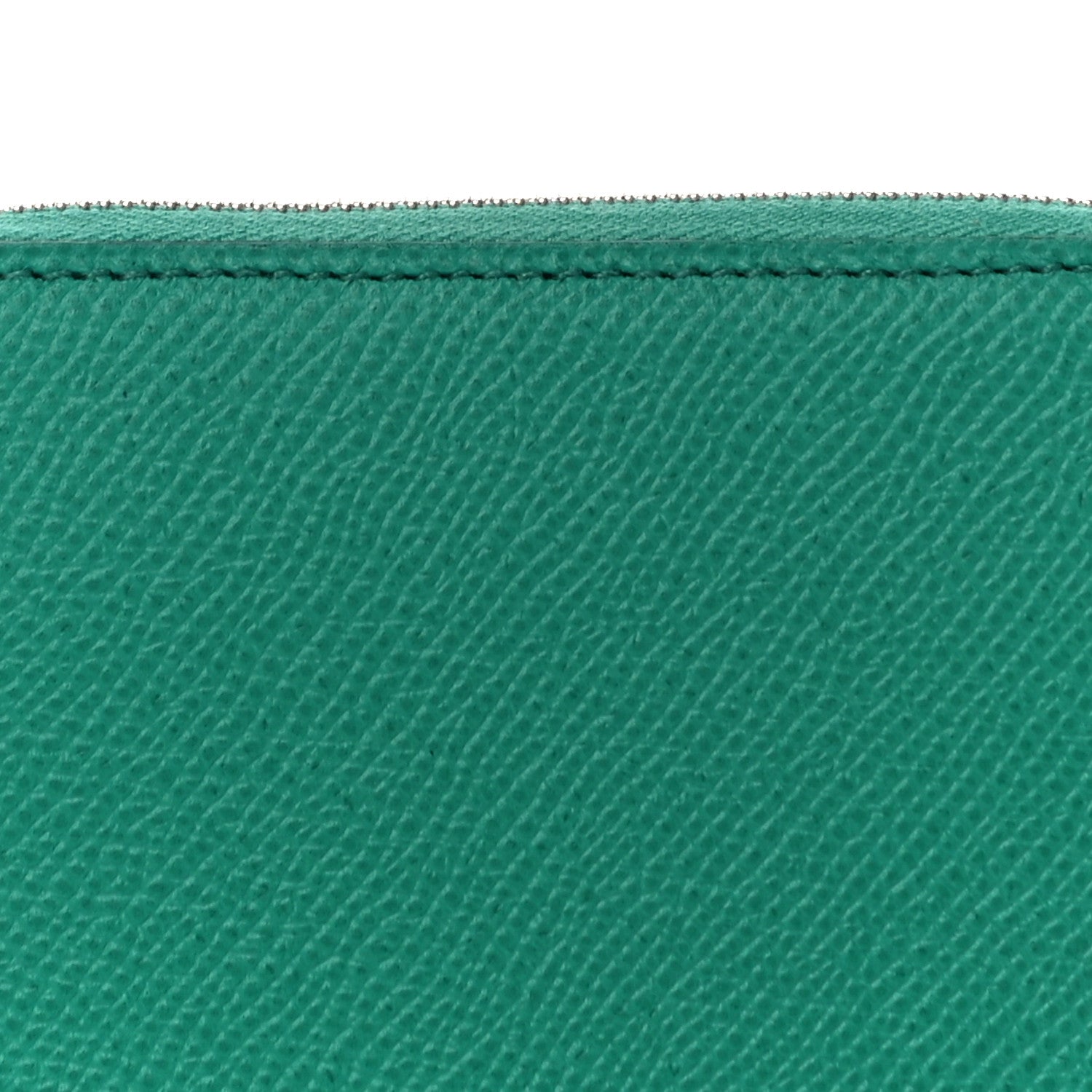 Hermes Epsom Silk'in Compact Wallet Vert Jade 7 of 10