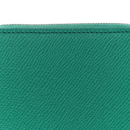 Hermes Epsom Silk'in Compact Wallet Vert Jade 7 of 10