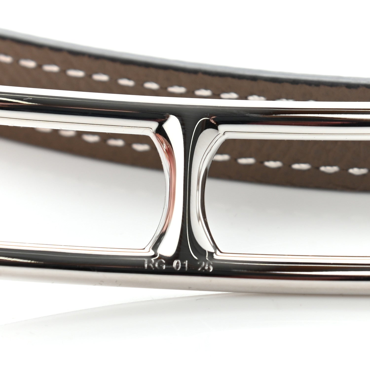 Hermes Epsom 13mm Roulis Belt 70 Etoupe White 6 of 11