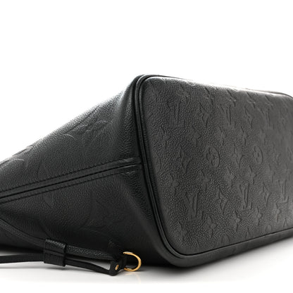 Louis Vuitton Empreinte Monogram Giant Neverfull MM Black 9 of 14