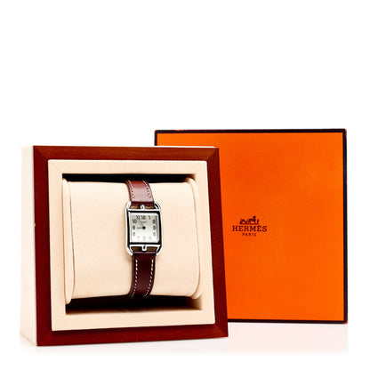 Hermes Stainless Steel Barenia 23mm Cape Cod Quartz Watch Fauve 5 of 5