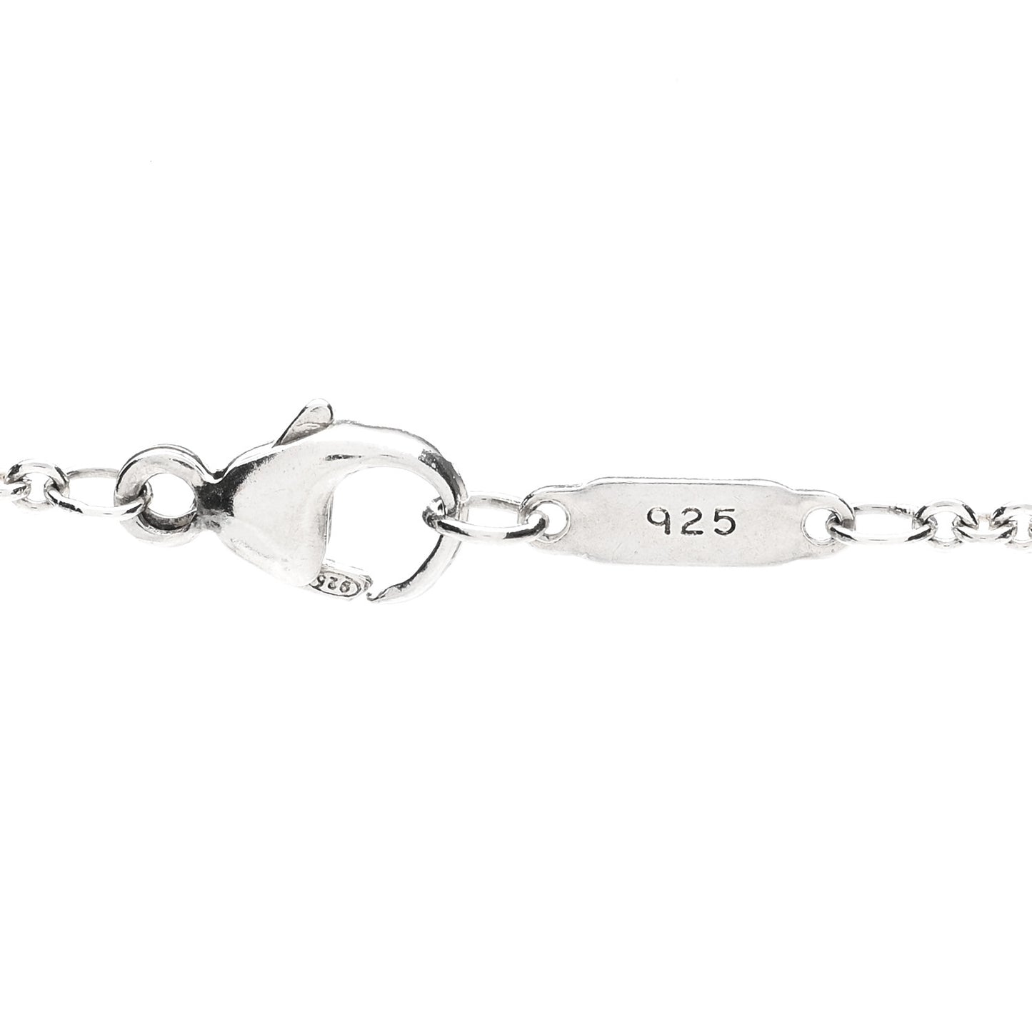 Sterling Silver 1837 Lock Charm Pendant Necklace