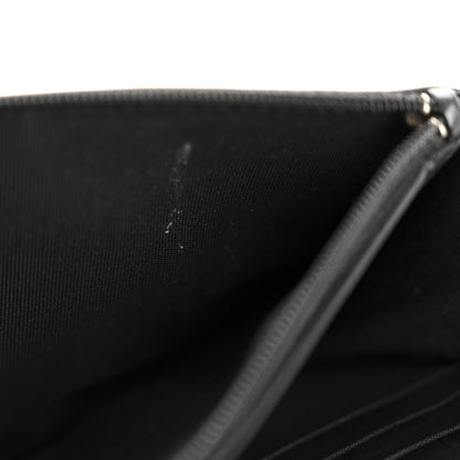 Chanel Lambskin Chevron Quilted Wallet On Chain WOC So Black 12 of 15