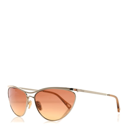 Chloe Metal Cat Eye Sunglasses CH0386S Gold 1 of 7