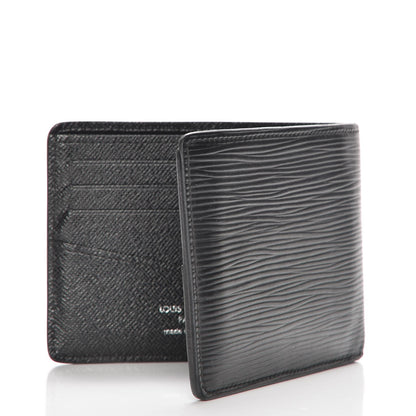 Louis Vuitton Epi Slender Wallet Black 3 of 9