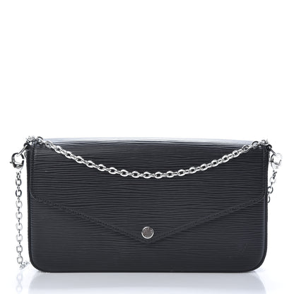 Louis Vuitton Epi Pochette Felicie Black 3 of 14