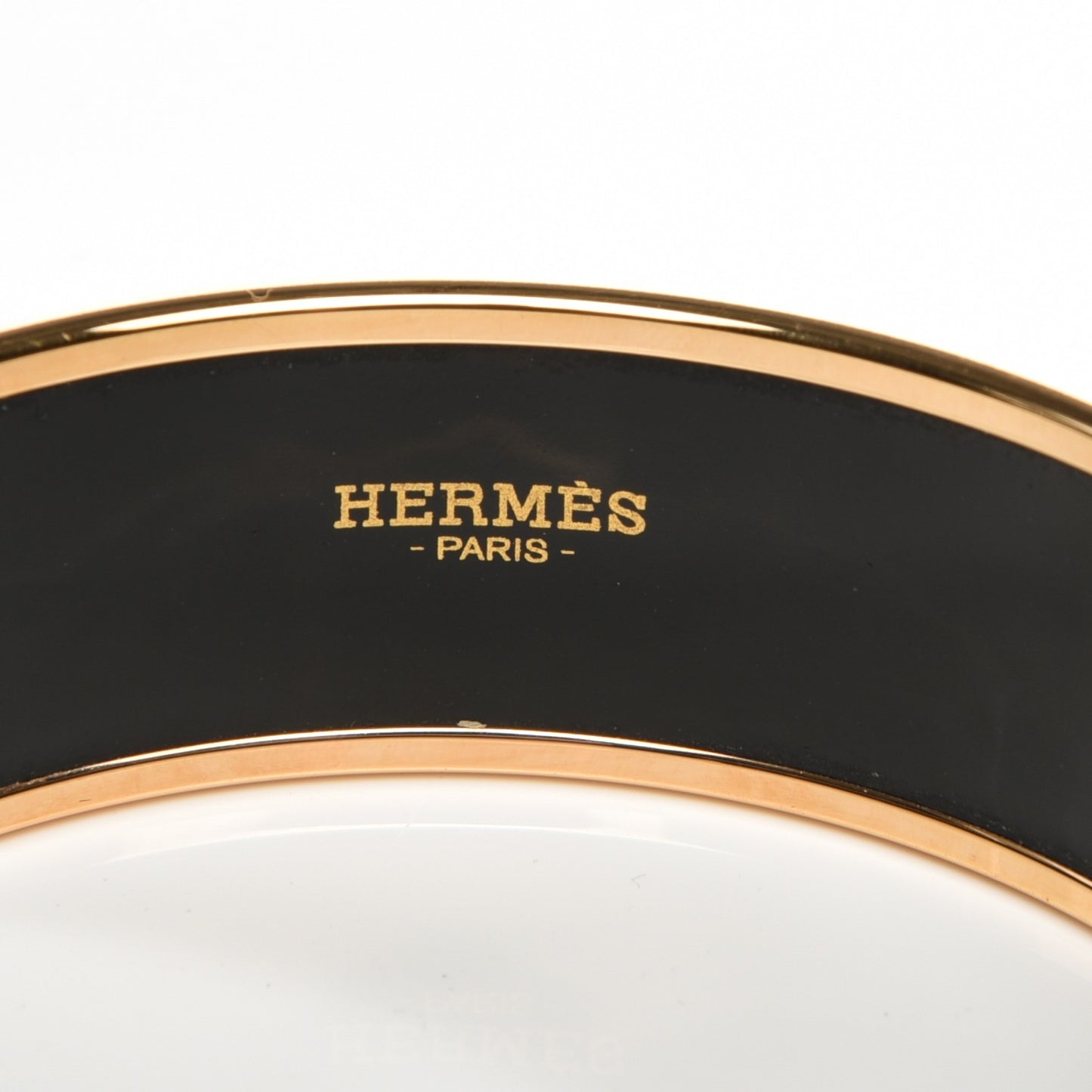 Enamel Printed Harnais des Presidents Wide Bracelet
