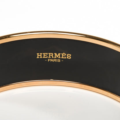Hermes Enamel Printed Harnais des Presidents Wide Bracelet 3 of 4