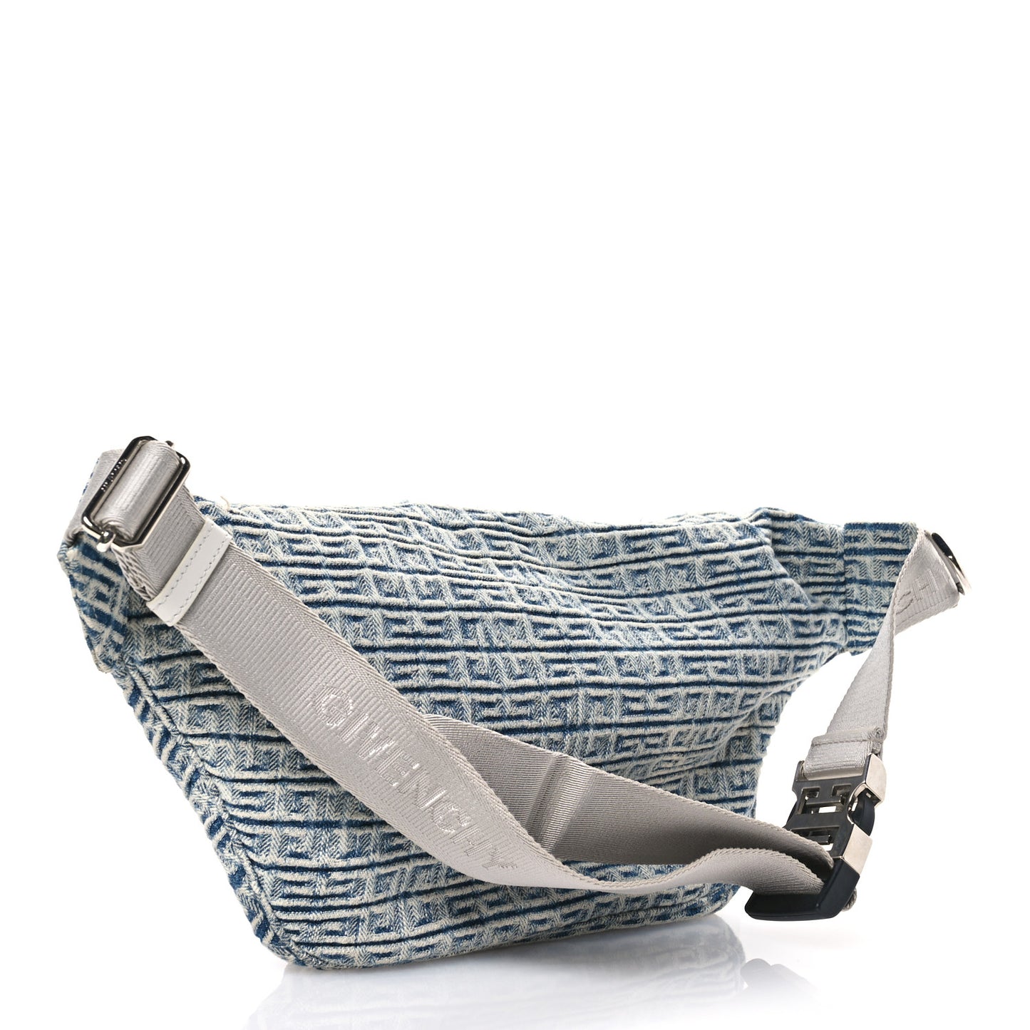 Denim Logo 4G Print Belt Bag Light Blue