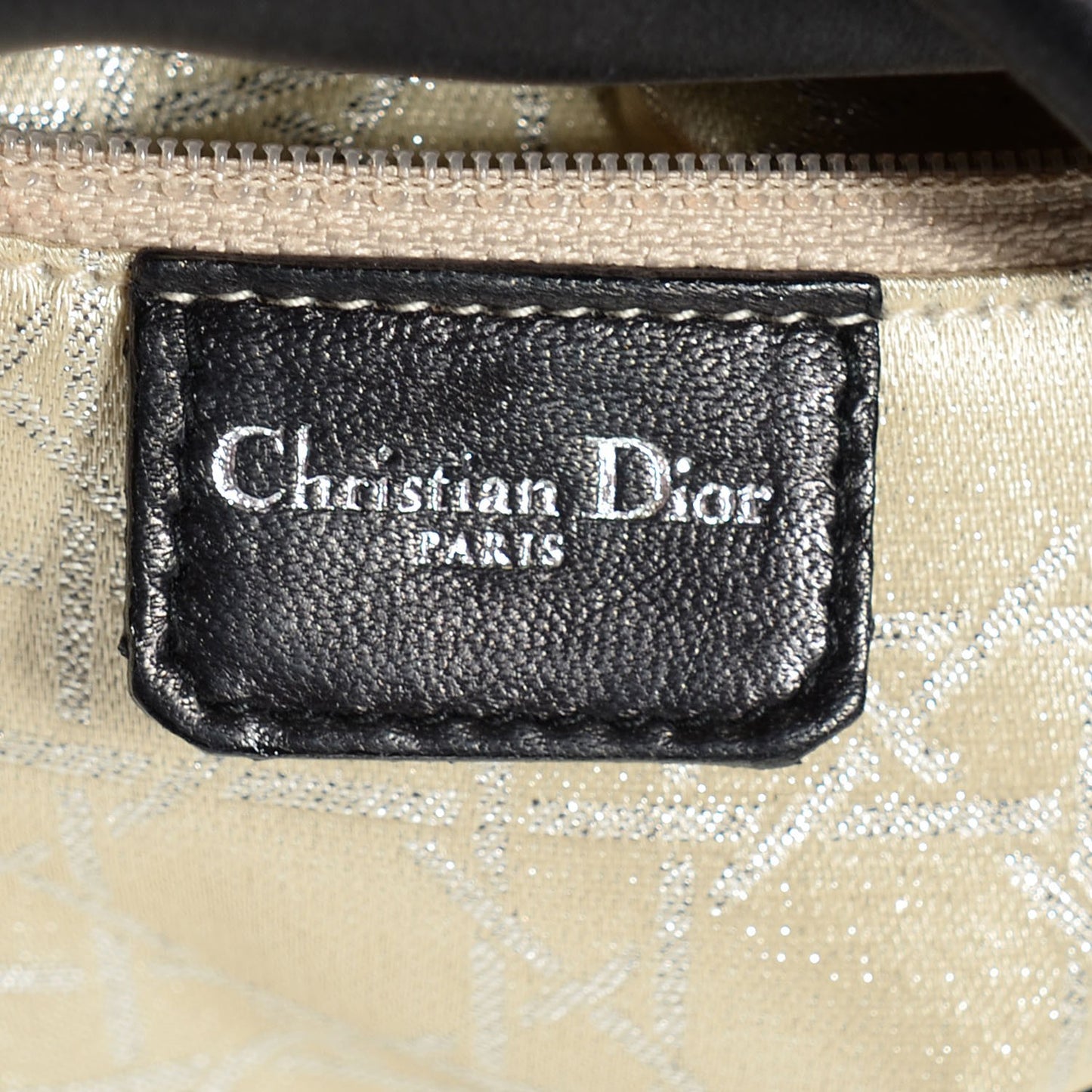 Satin Swarovski Crystal Cannage Mini Lady Dior Black
