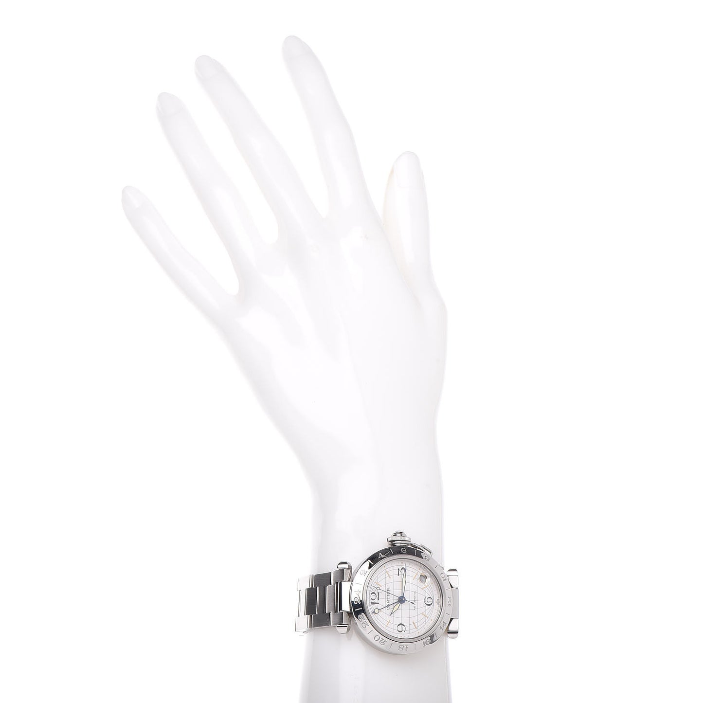 Stainless Steel 35mm Pasha GMT Automatic Watch