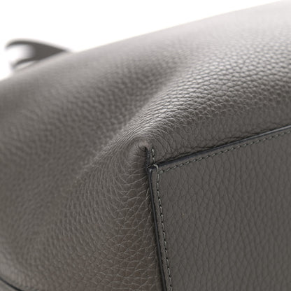 Valentino Garavani Grained Calfskin Rockstud Shoulder Tote Graphite 8 of 13
