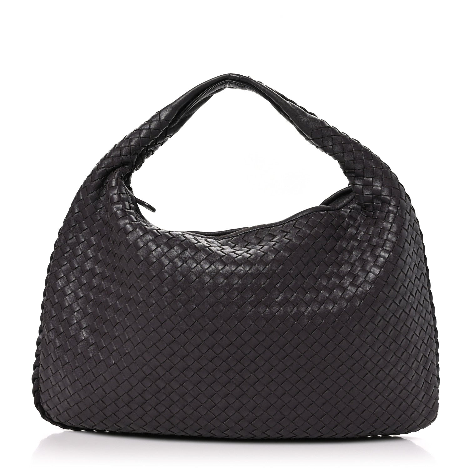 Bottega Veneta Nappa Intrecciato Large Veneta Hobo Ebano 1 of 10