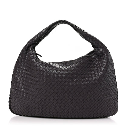 Bottega Veneta Nappa Intrecciato Large Veneta Hobo Ebano 1 of 10