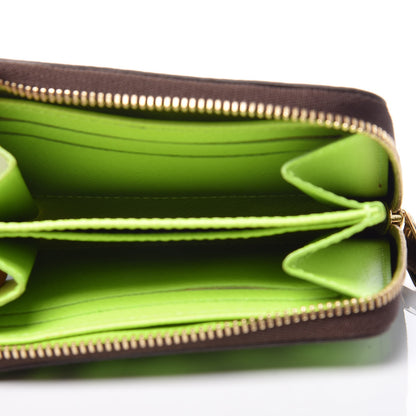 Louis Vuitton Monogram Graffiti Zippy Coin Purse Wallet Green 5 of 8