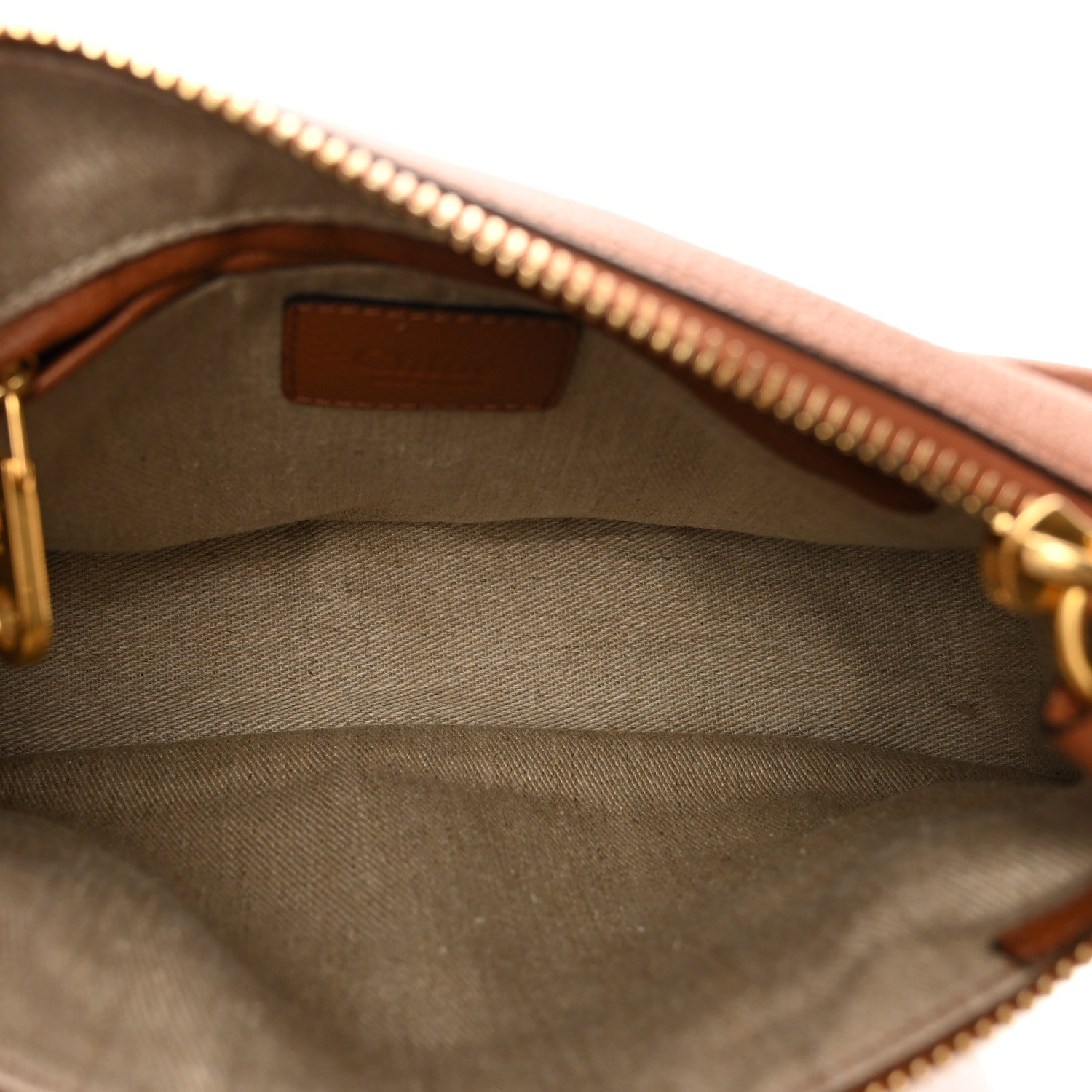 Chloe Calfskin Small Marcie Satchel Tan 5 of 10