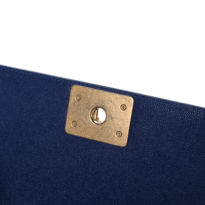 Chanel Caviar Quilted Small Boy Flap Blue 11 of 12