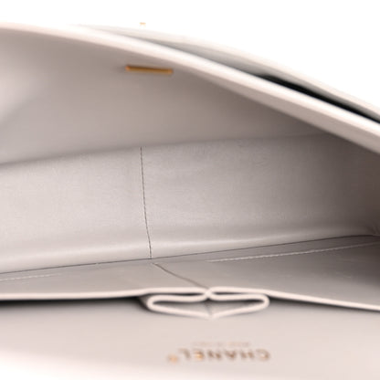 Chanel Caviar Quilted Jumbo Double Flap Grey 5 of 14