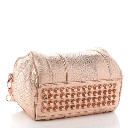 Alexander Wang Metallic Pebbled Lambskin Rockie Rose Gold Hardware 3 of 7
