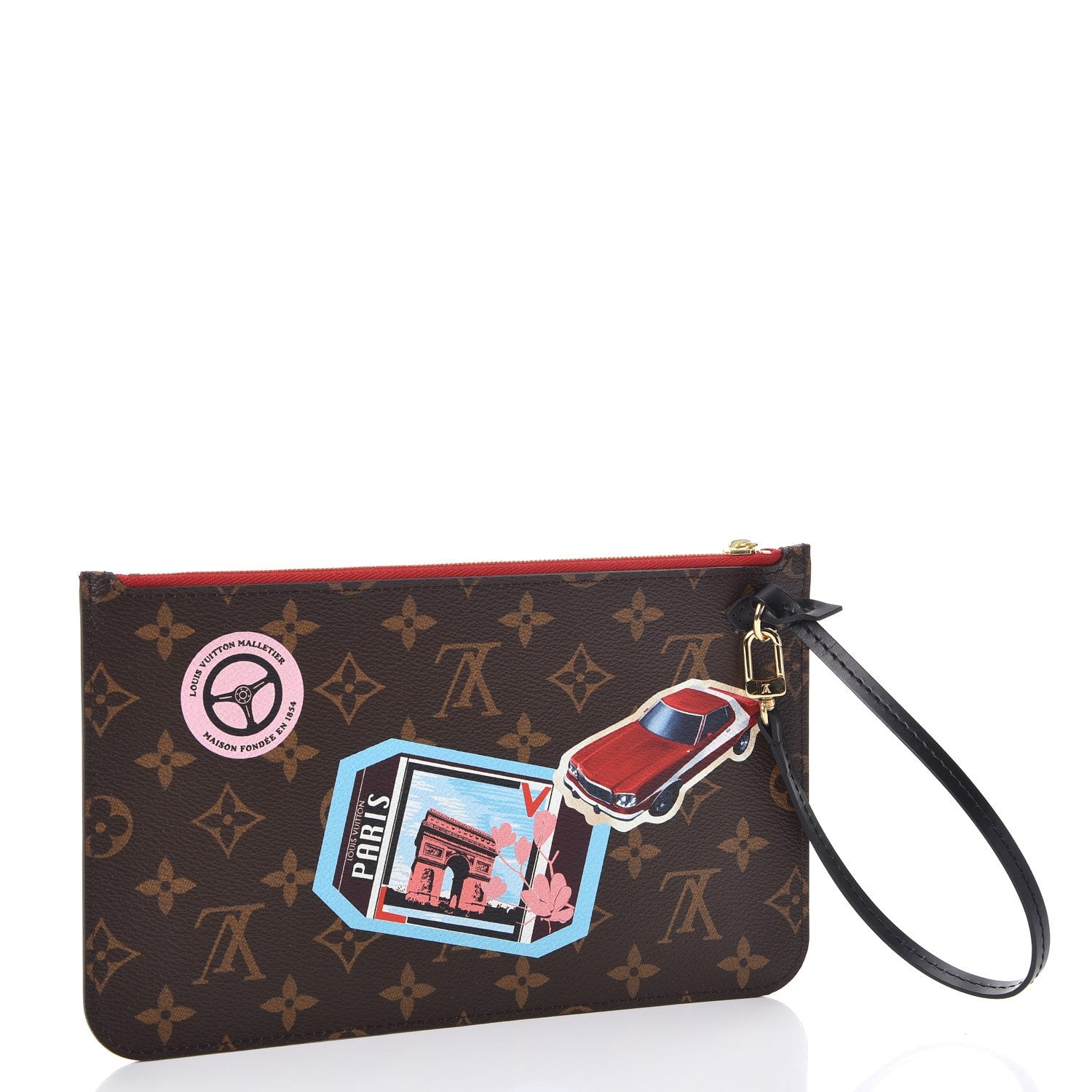 Louis Vuitton Monogram World Tour Neverfull MM GM Pochette 3 of 9
