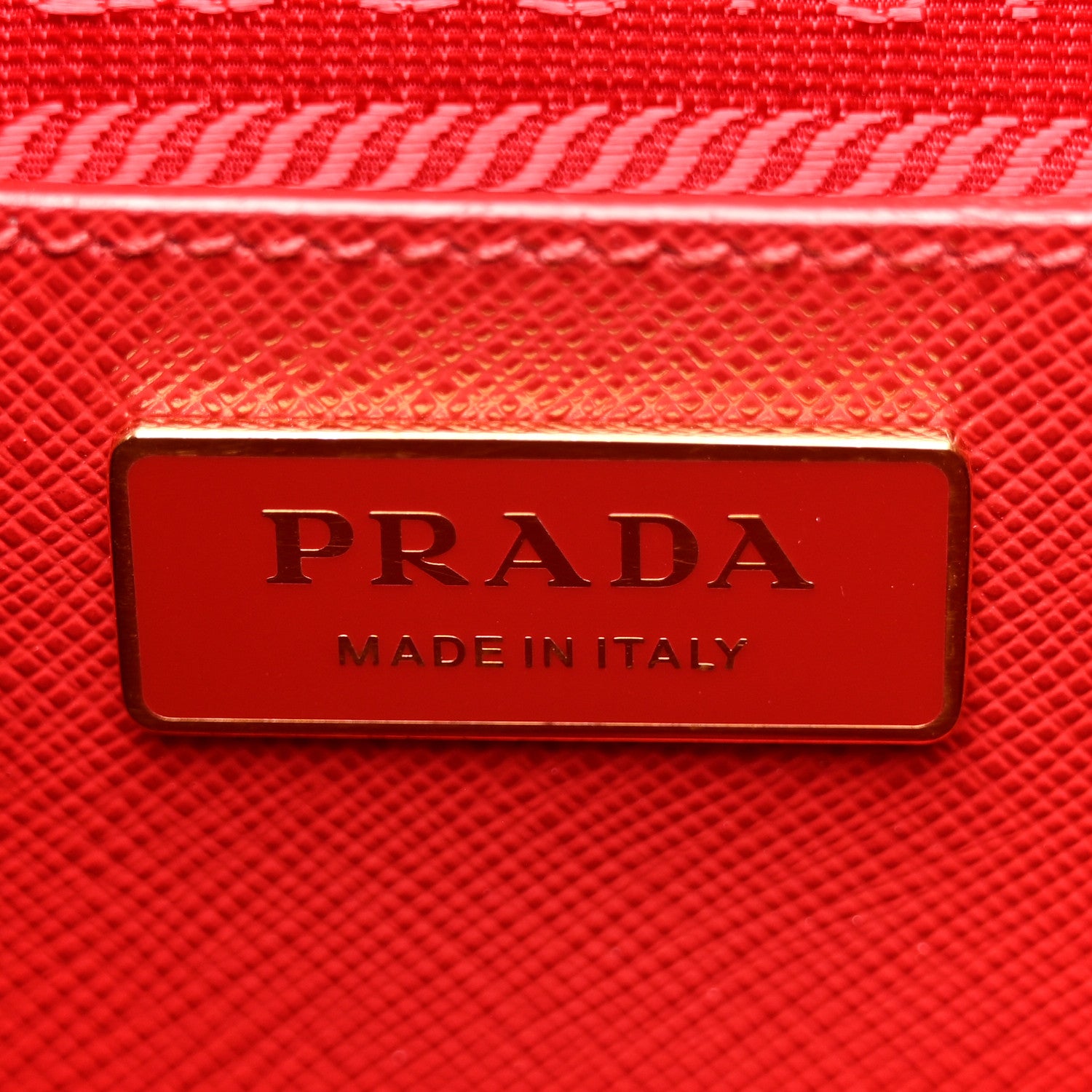 Prada Saffiano Lux Large Galleria Double Zip Tote Fuoco 6 of 14
