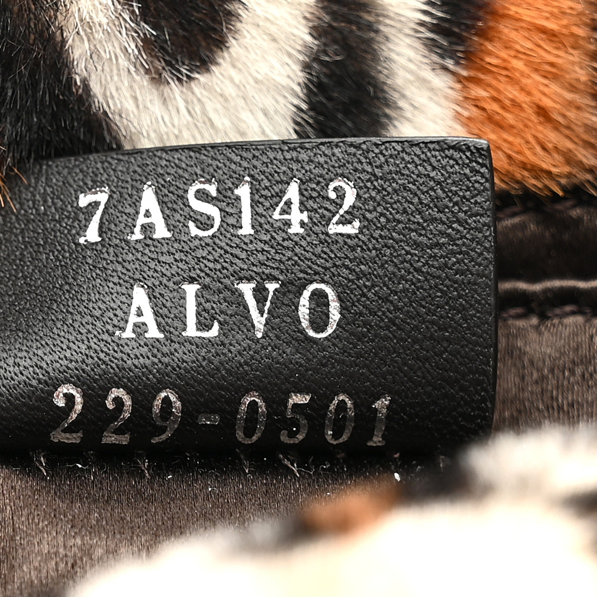 Fendi Calf Hair Leopard Print Phone Baguette Moro 7 of 10