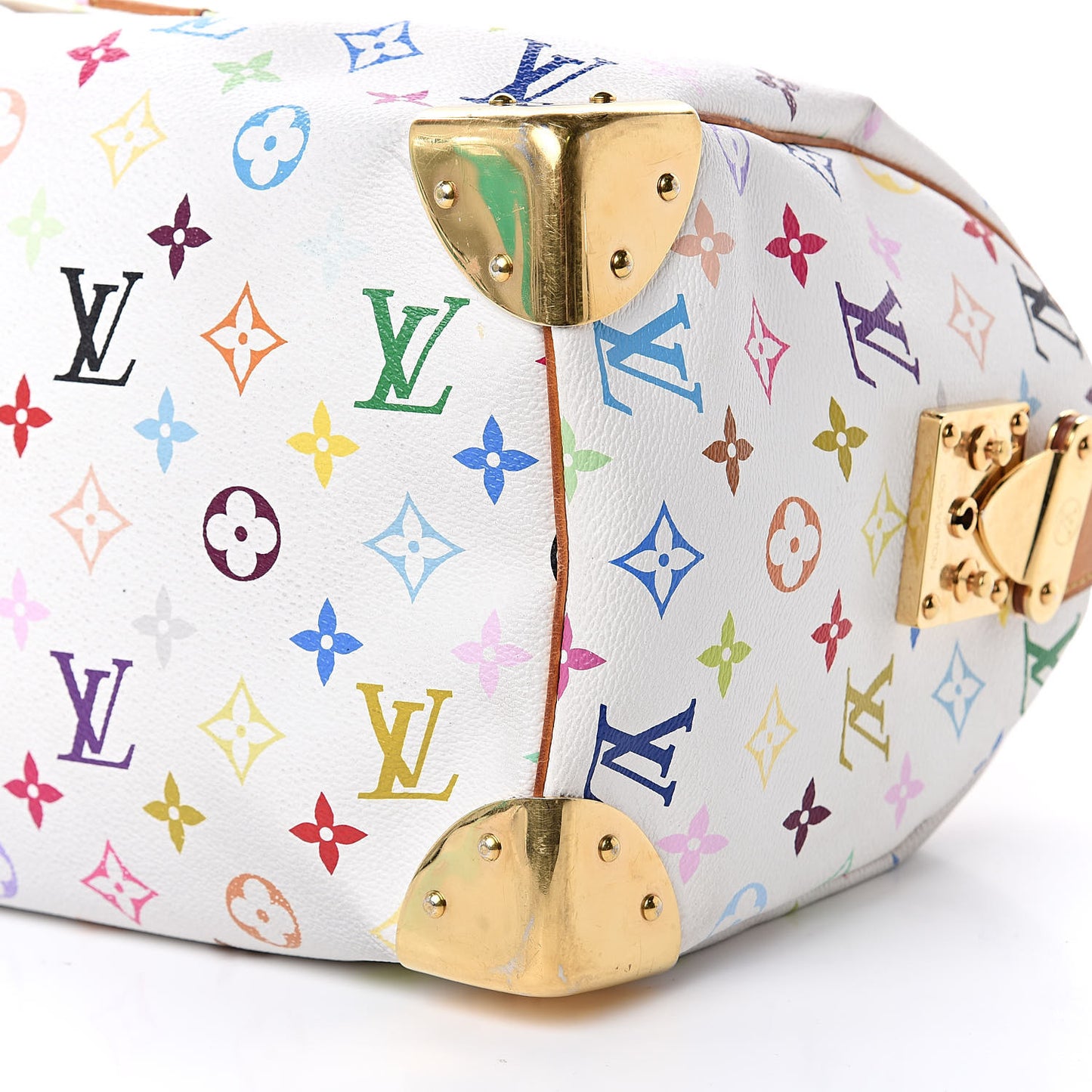 Monogram Multicolor Speedy 30 White