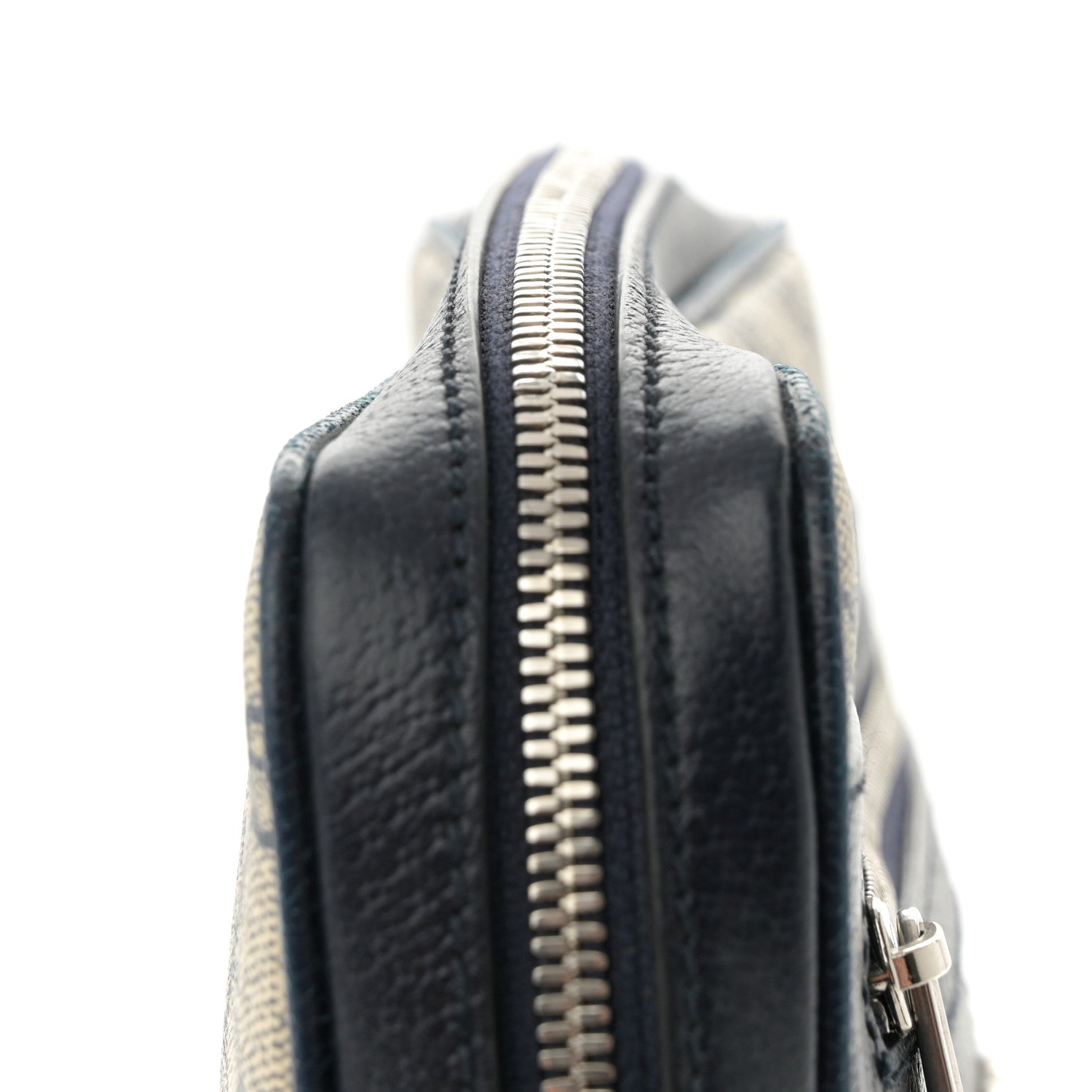 Gucci GG Supreme Monogram Textured Dollar Calfskin Web Small Ophidia Messenger Bag Beige Blue 12 of 12