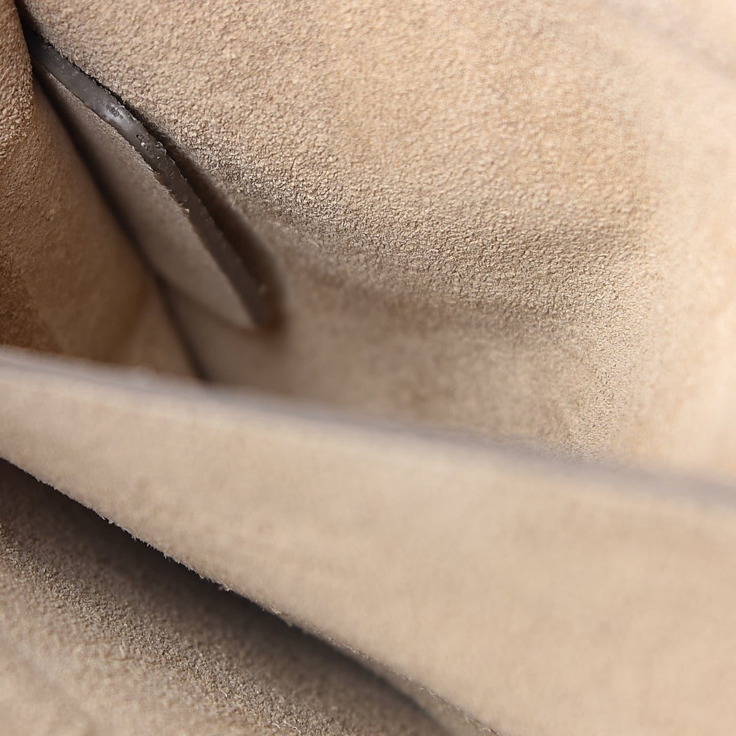 Suede Calfskin Small Faye Shoulder Bag Tobacco