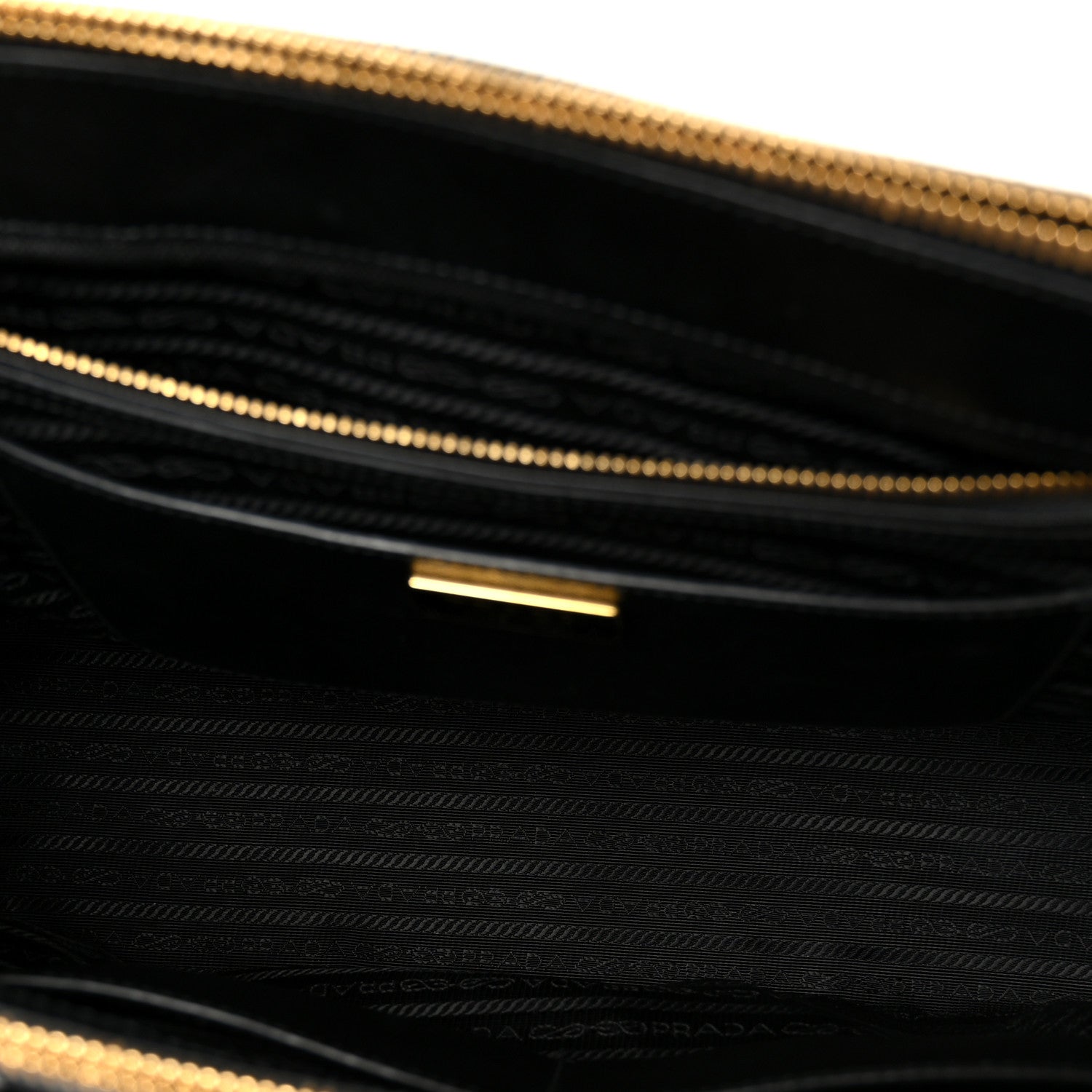 Prada Saffiano Lux Large Galleria Double Zip Tote Black 5 of 11