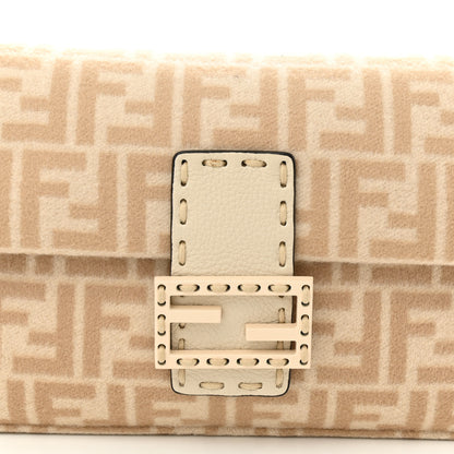 Fendi Wool Cuoio Romano Selleria FF 1974 Baguette 1997 Beige Cammello Camelia 8 of 10