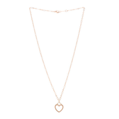 Tiffany 18K Rose Gold Small Sentimental Heart Pendant Necklace 3 of 7