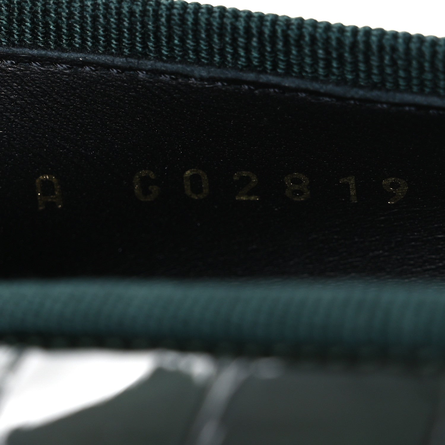 Chanel Crocodile Embossed Patent Calfskin Ballet Flats 38.5 Dark Green Black 10 of 11