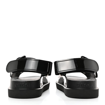 Gucci Rubber Mini Double G Womens Isla Dad Sandals 35 Black 4 of 11